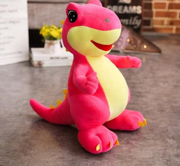 Dinosauro felice Peluche rosa | Peluche Italia