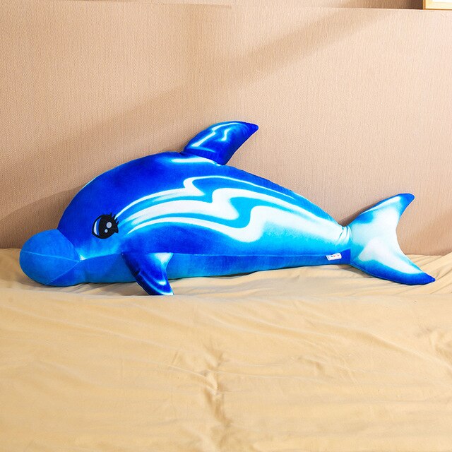 Delfino blu gigante di peluche | Peluche Italia